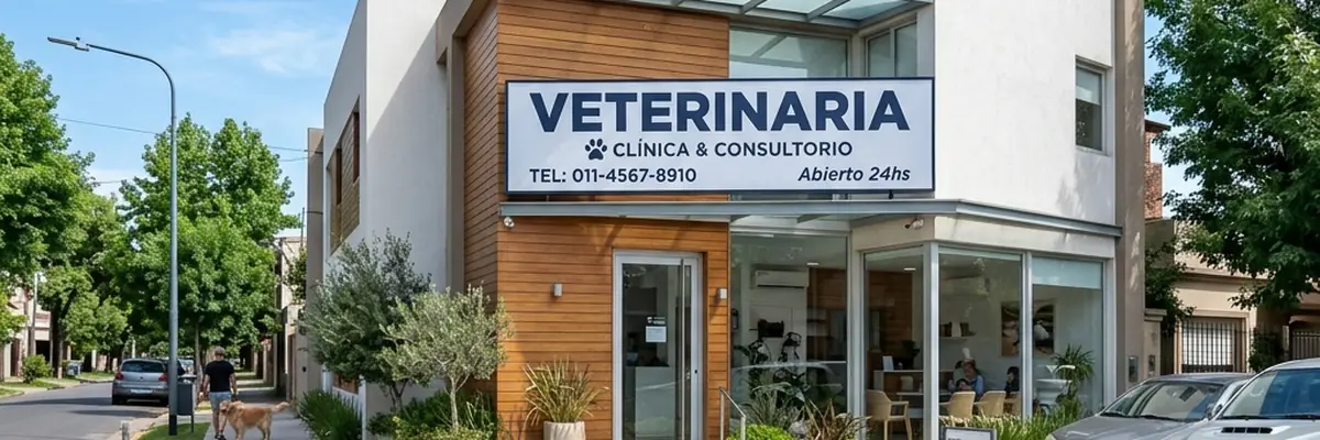 Banner de la veterinaria